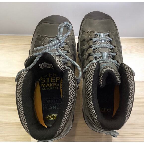 Keen Targhee III Waterproof Mid Hiking Boots - Women's 6.5 blue/gray - Picture 3 of 6